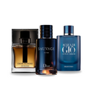 PACK 3 PARFUMES: SAUVAGE DIOR, ACQUA DI GIO, DIOR HOMME INTENSE 100ML